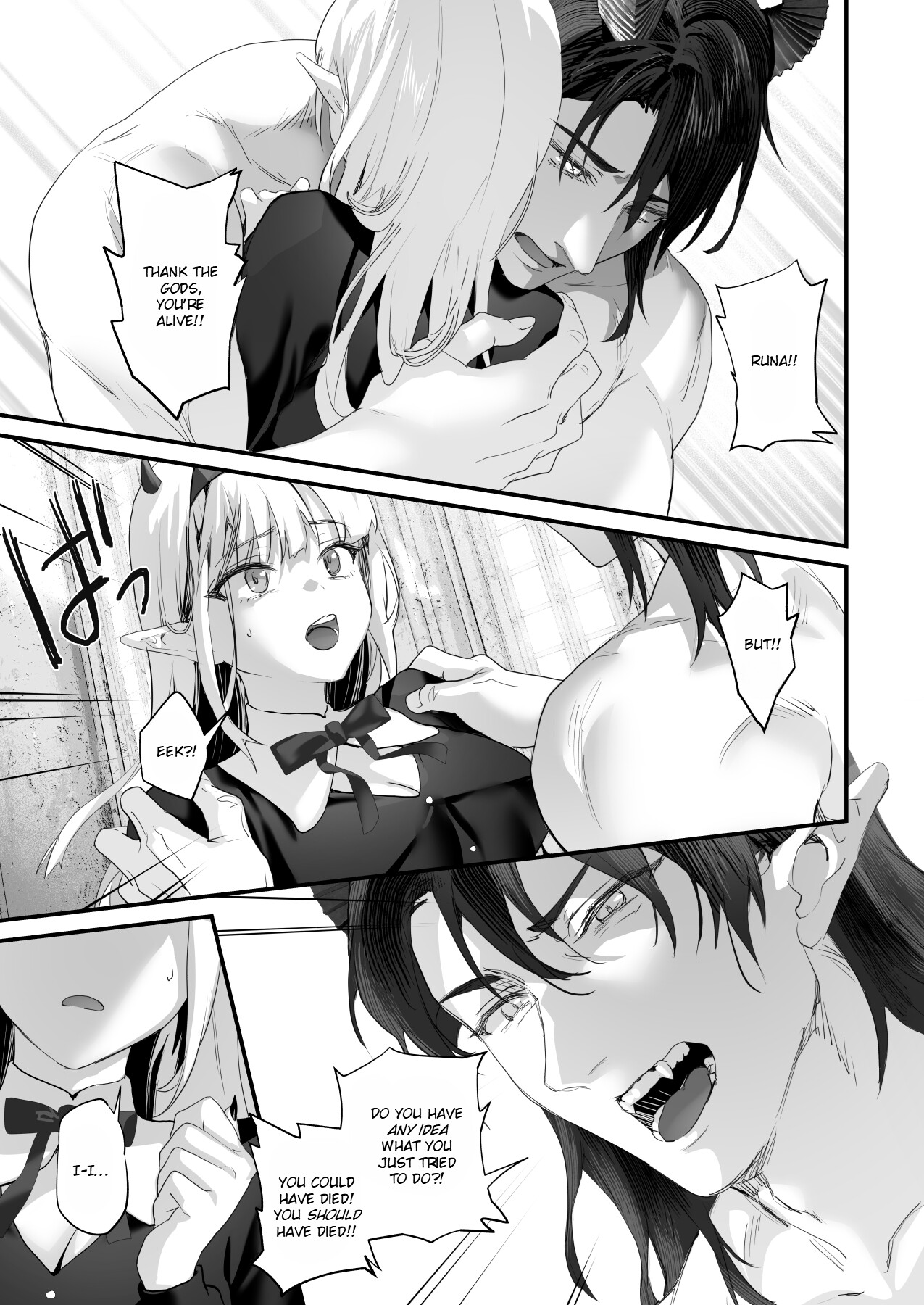 Hentai Manga Comic-A mysterious exorcist falls in love with a reincarnated succubus and risks his life-Read-162